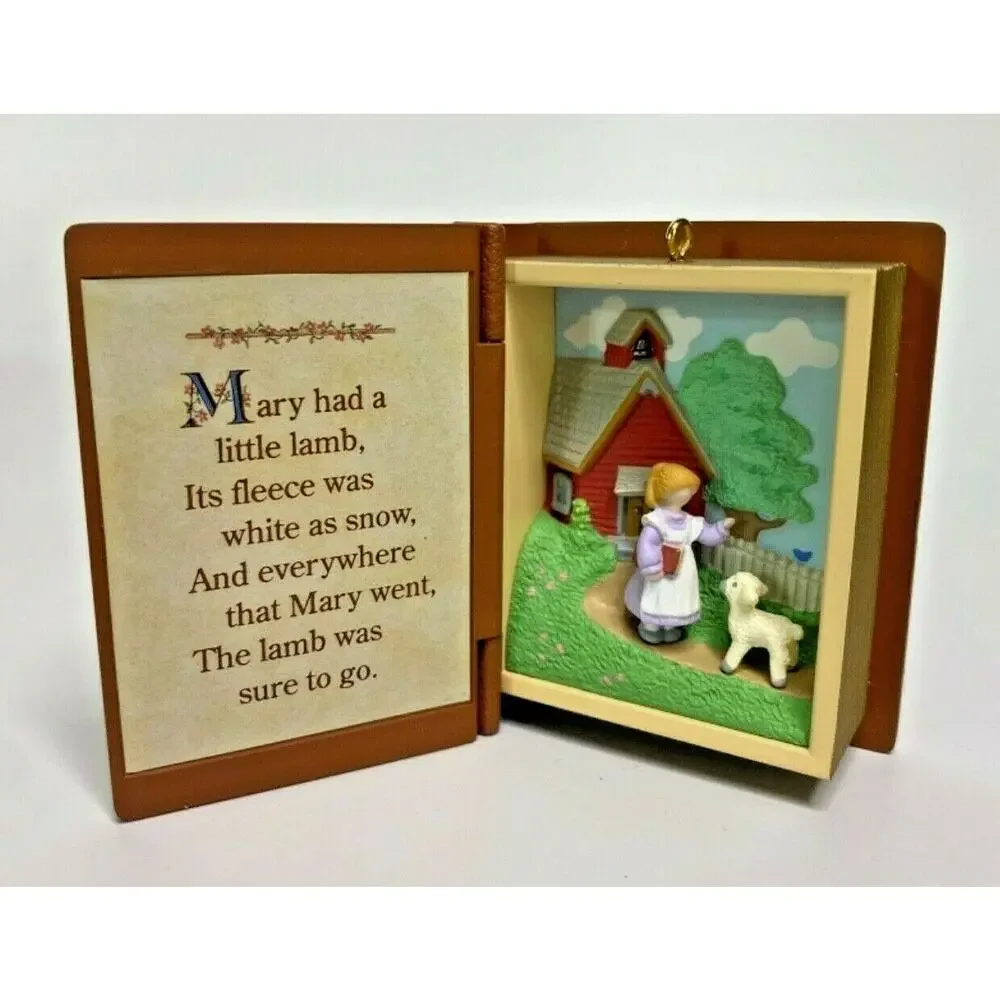 1996‎ Hallmark Mary Had a Little Lamb Mother Goose Ornament U20
